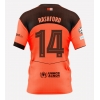 Camisa de Futebol Barcelona Marcus Rashford #14 Equipamento Alternativo 2025-26 Manga Curta